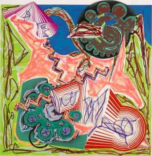Frank Stella - Then Came An Ox And Drank The Water (Axsom 177)