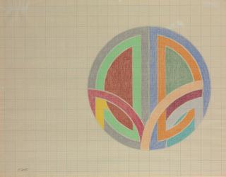 Frank Stella - Untitled (Working Drawing)