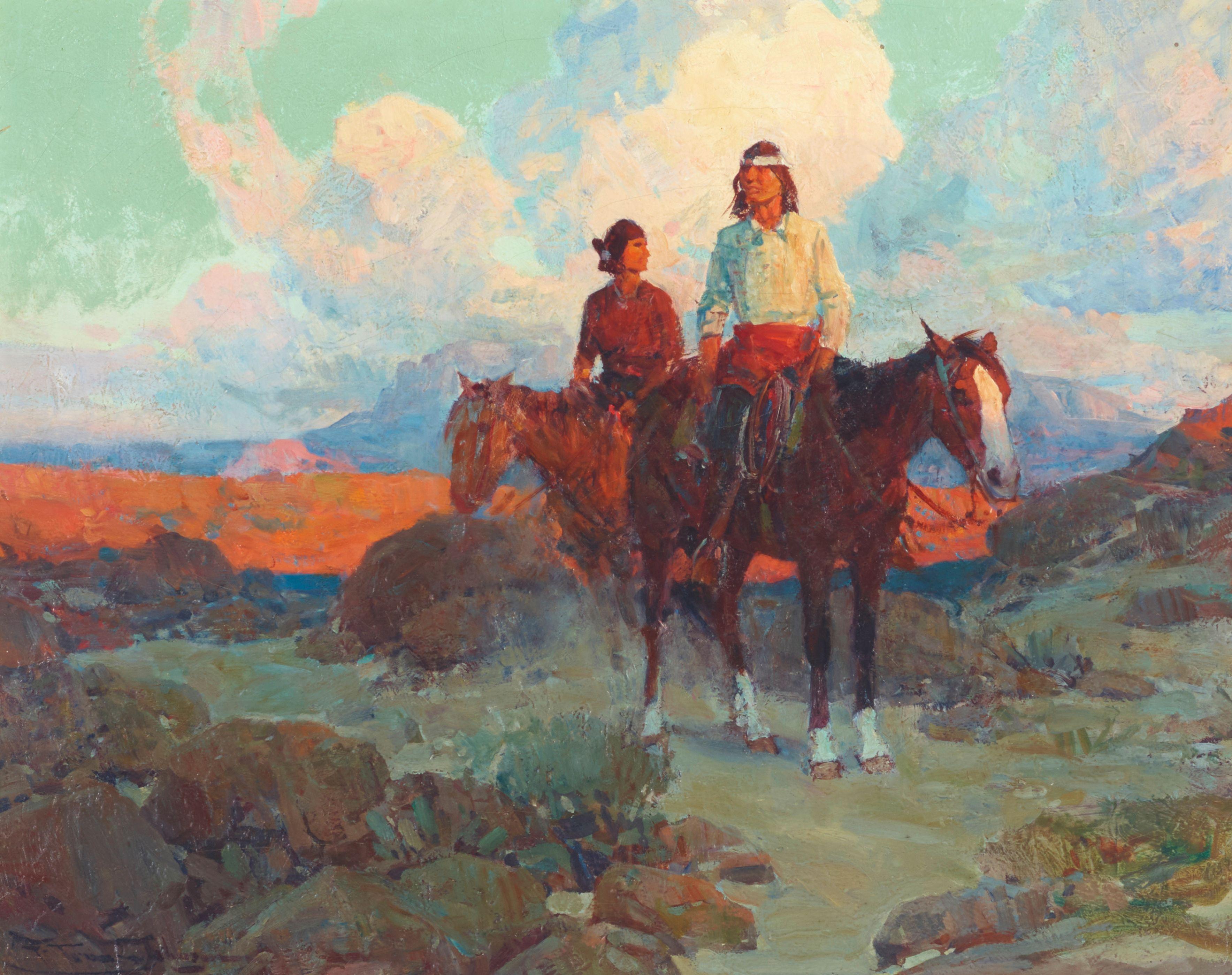 Frank Tenney Johnson - Close of Day