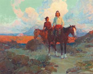 Frank Tenney Johnson - Close of Day