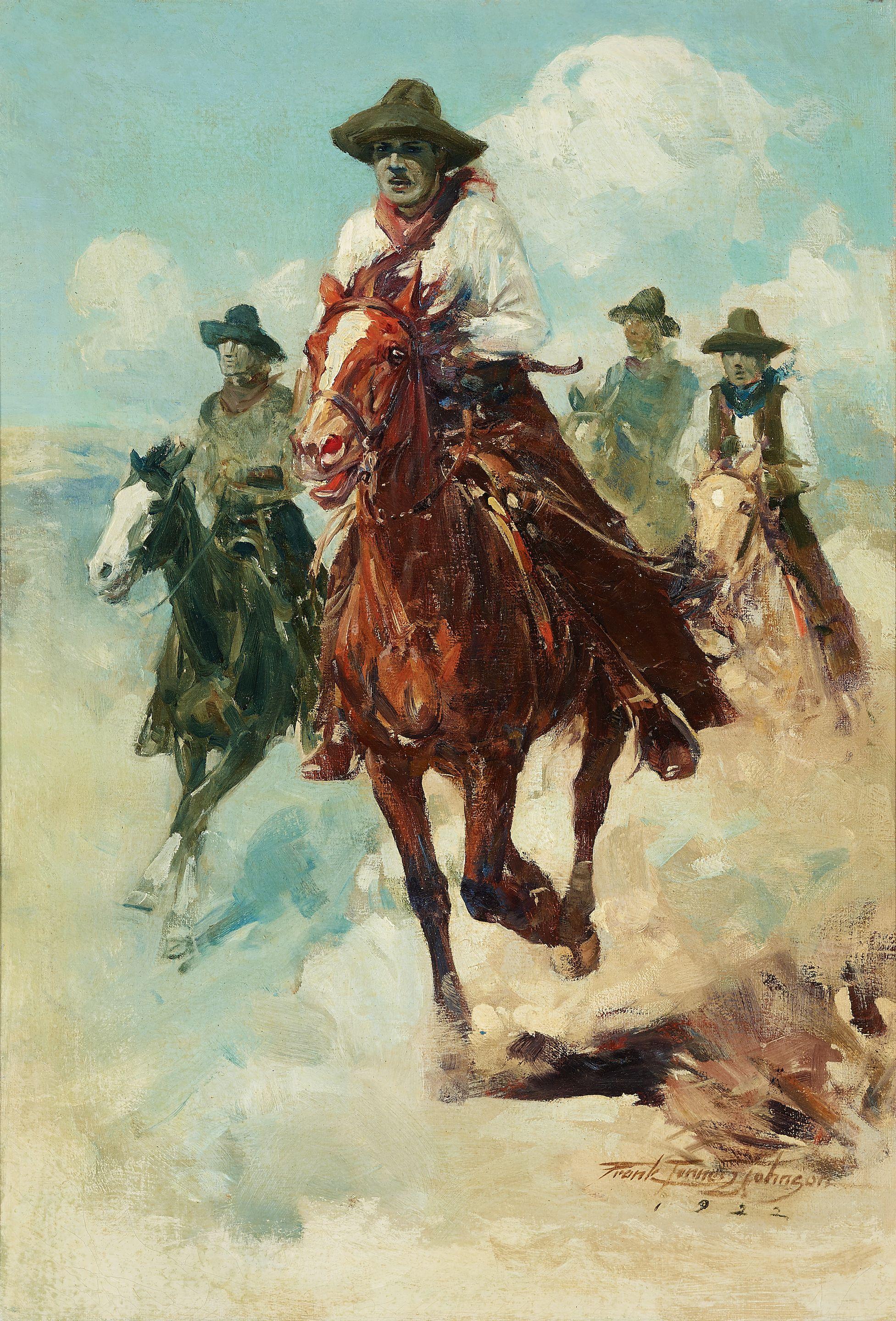 Frank Tenney Johnson - The Posse