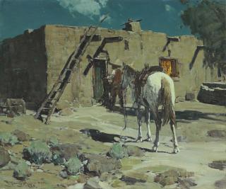 Frank Tenney Johnson - The Unbidden Guest