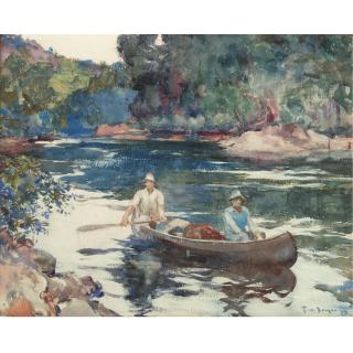 Frank W Benson - On the Water
