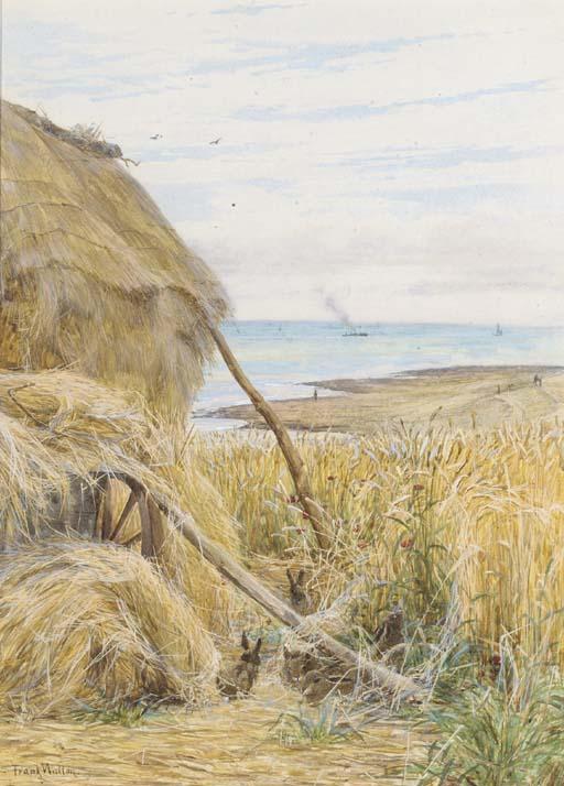 Frank Walton - The Severn Sea (illustrated); Rabbits by a Hayrick