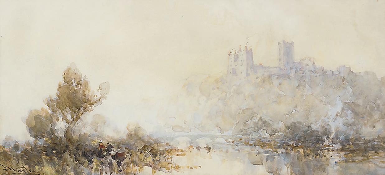 Frank Wasley - Durham Cathedral from the banks of the Wear