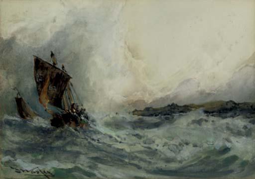 Frank Wasley - Fishing trawlers in an offshore breeze