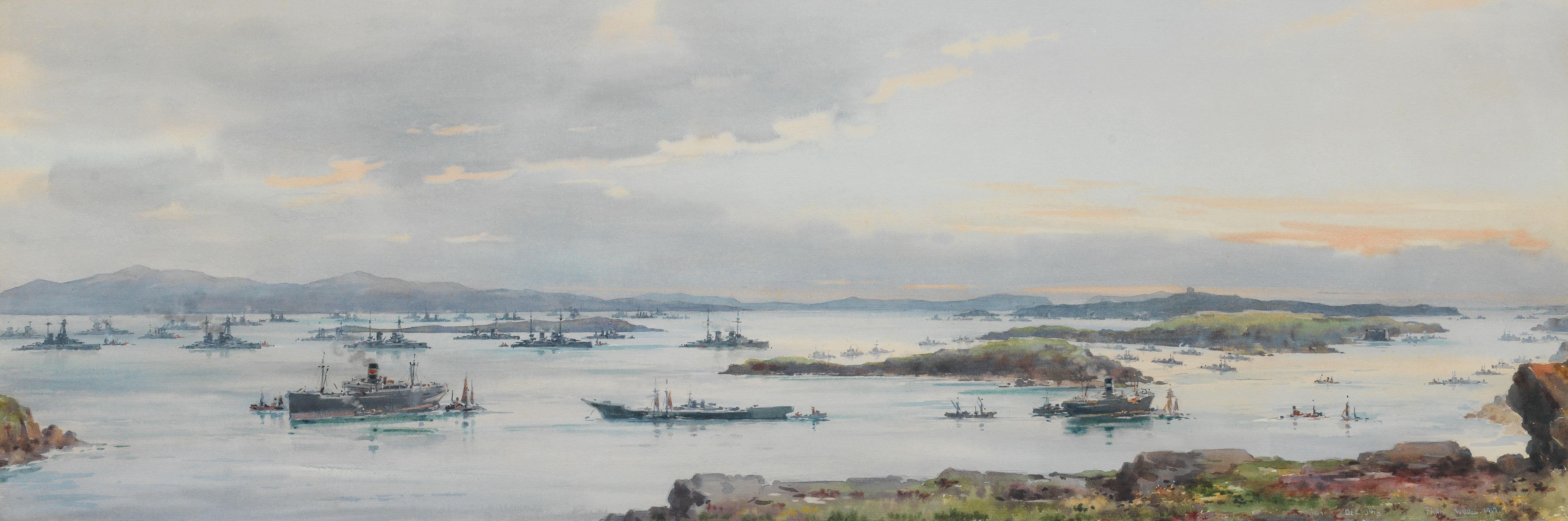 Frank Watson Wood - Surrender of the German Fleet, Scapa, Dec 1918