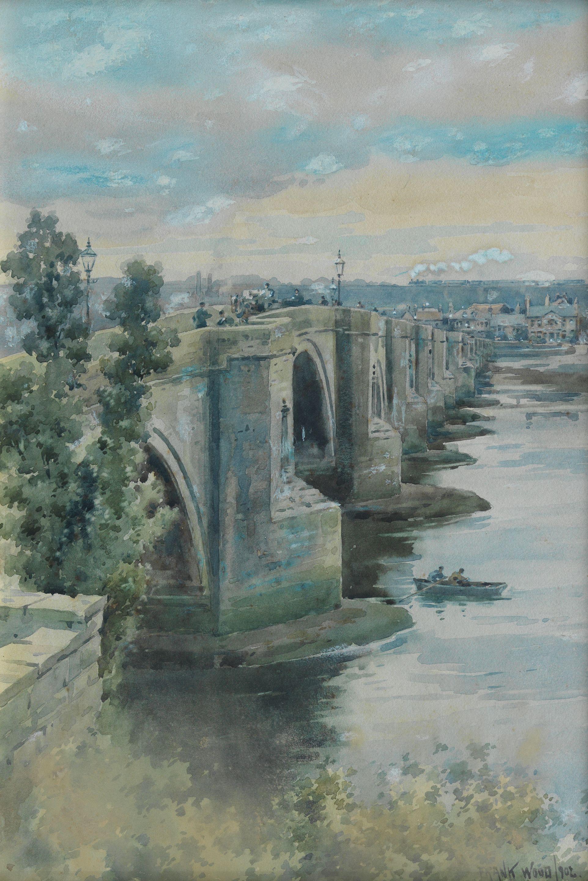Frank Watson Wood - The Old Bridge, Berwick-upon-Tweed