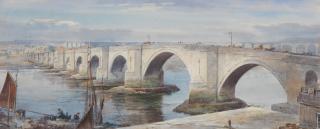 Frank Watson Wood - The Old Bridge, Berwick Upon Tweed