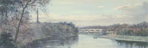 Frank Watson Wood - The Tweed at Coldstream