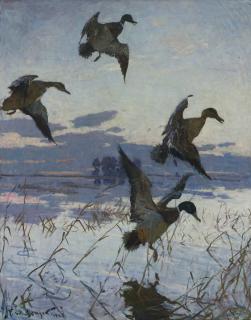 Frank Weston Benson - After Sunset (Long Point Sunset)