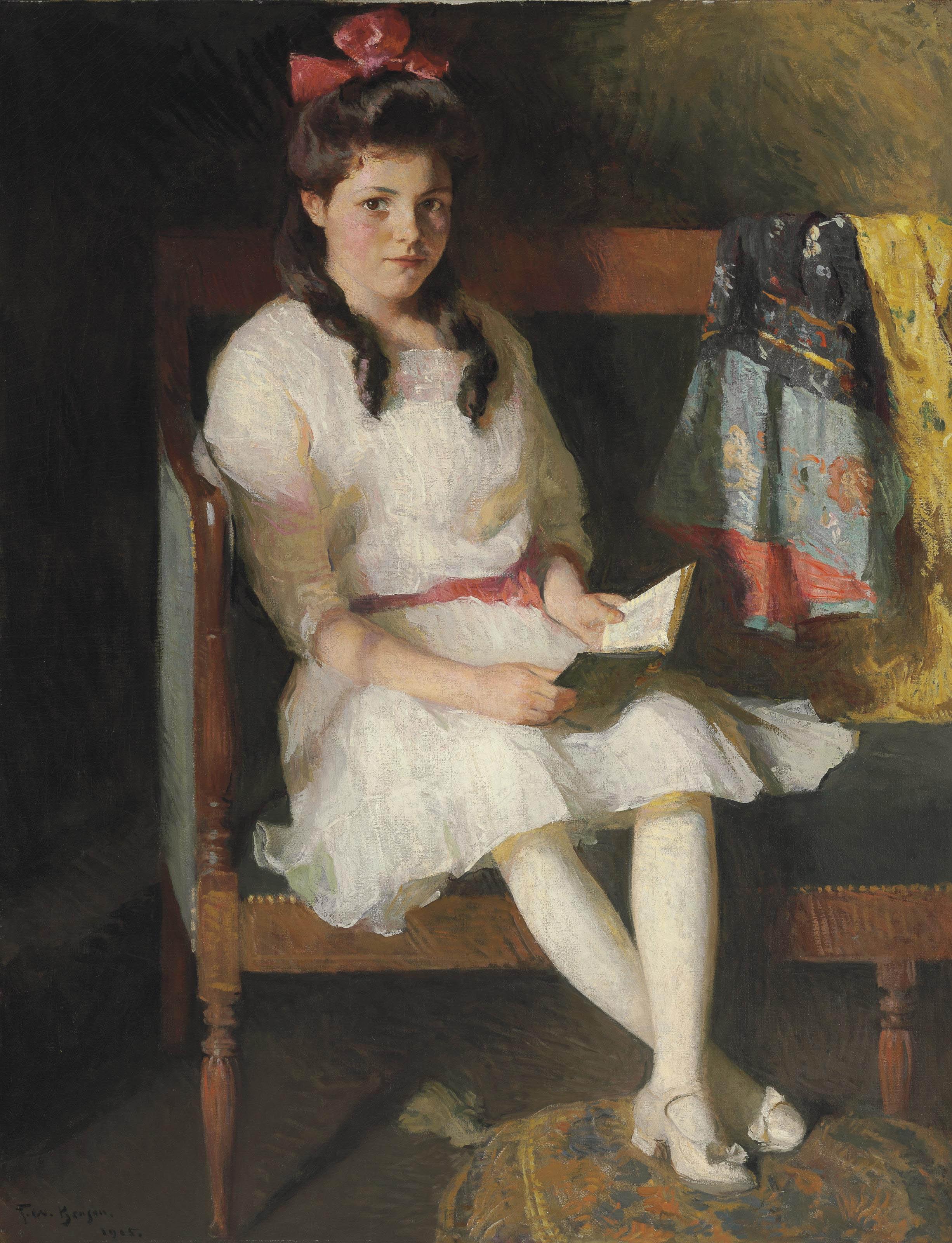 Frank Weston Benson - Portrait of Gertrude Russell