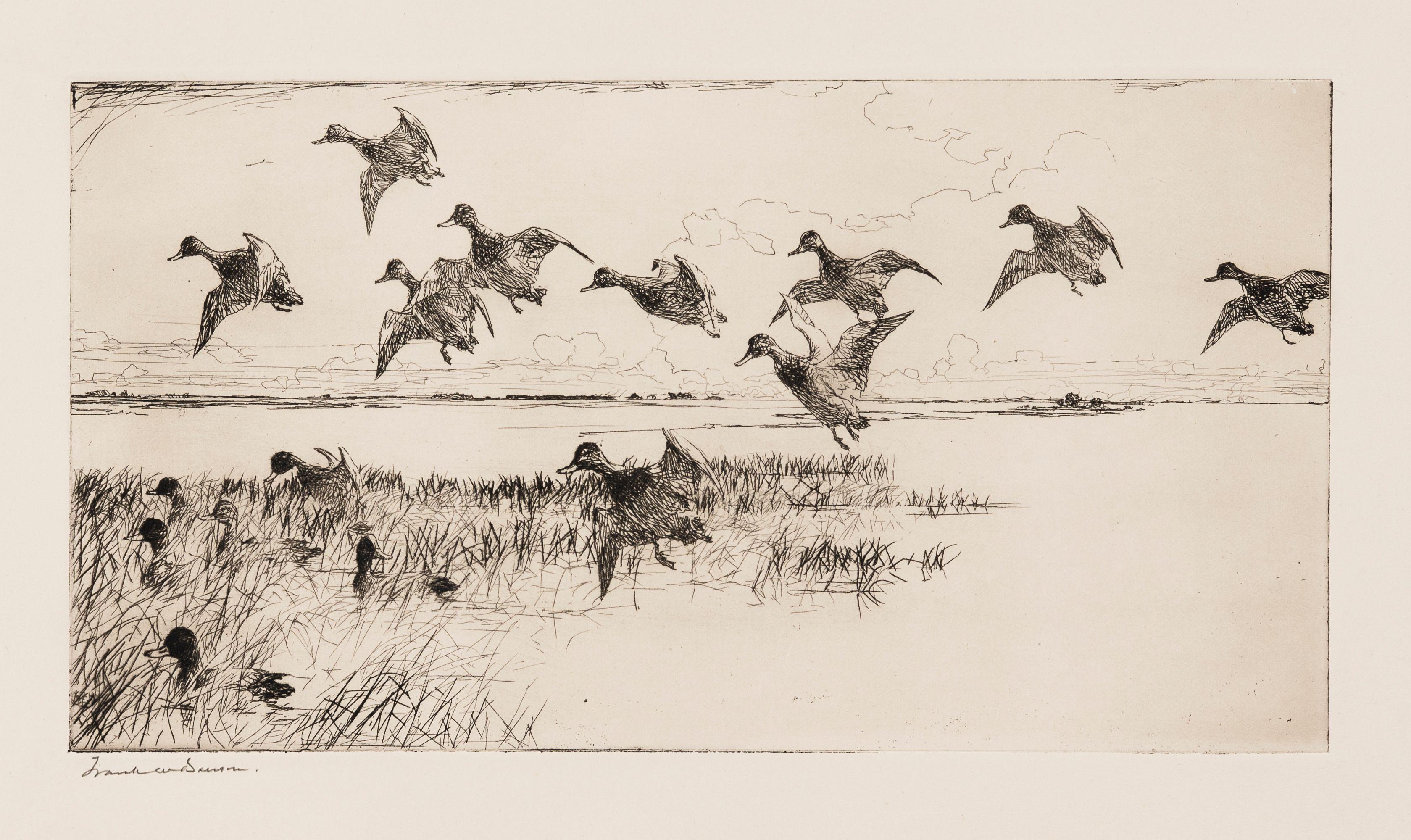 Frank Weston Benson - Redheads Coming