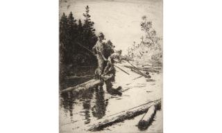 Frank Weston Benson - River Drivers