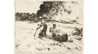 Frank Weston Benson - Running the Rapids