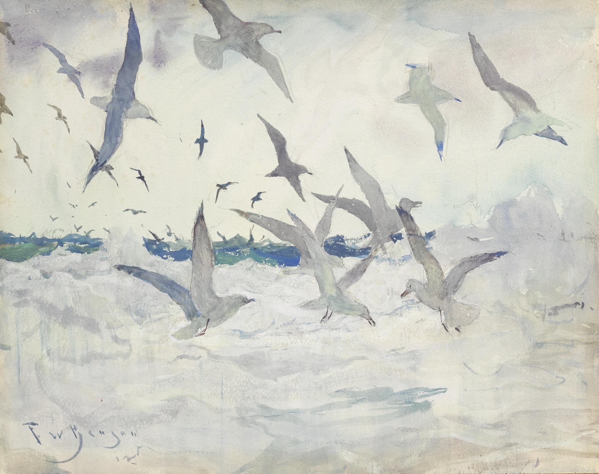 Frank Weston Benson - Sea Gulls