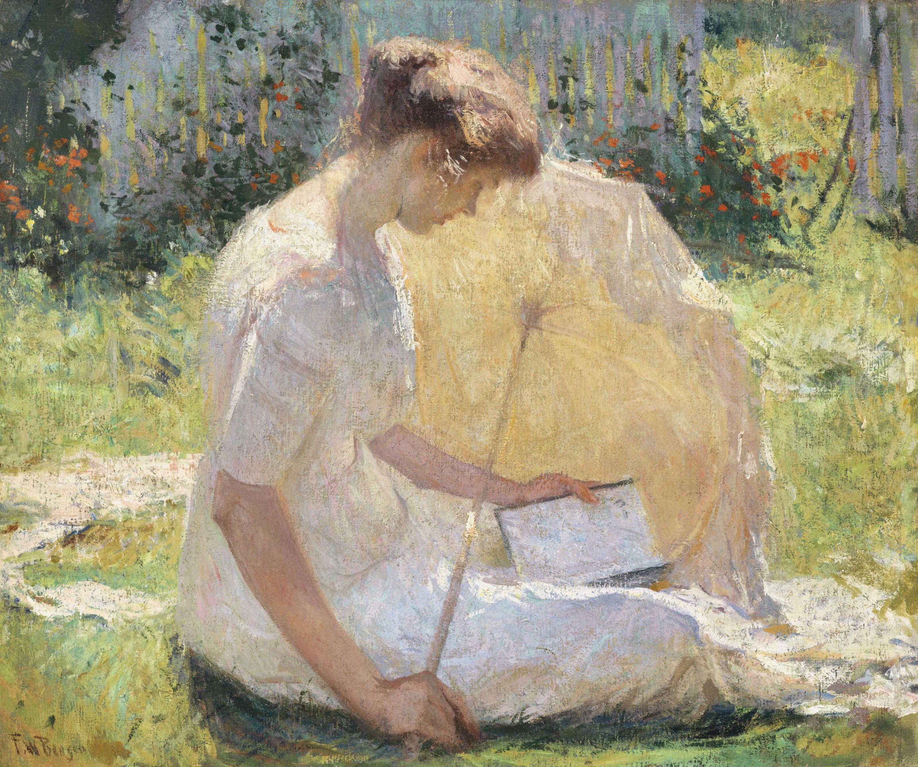 Frank Weston Benson - The Reader
