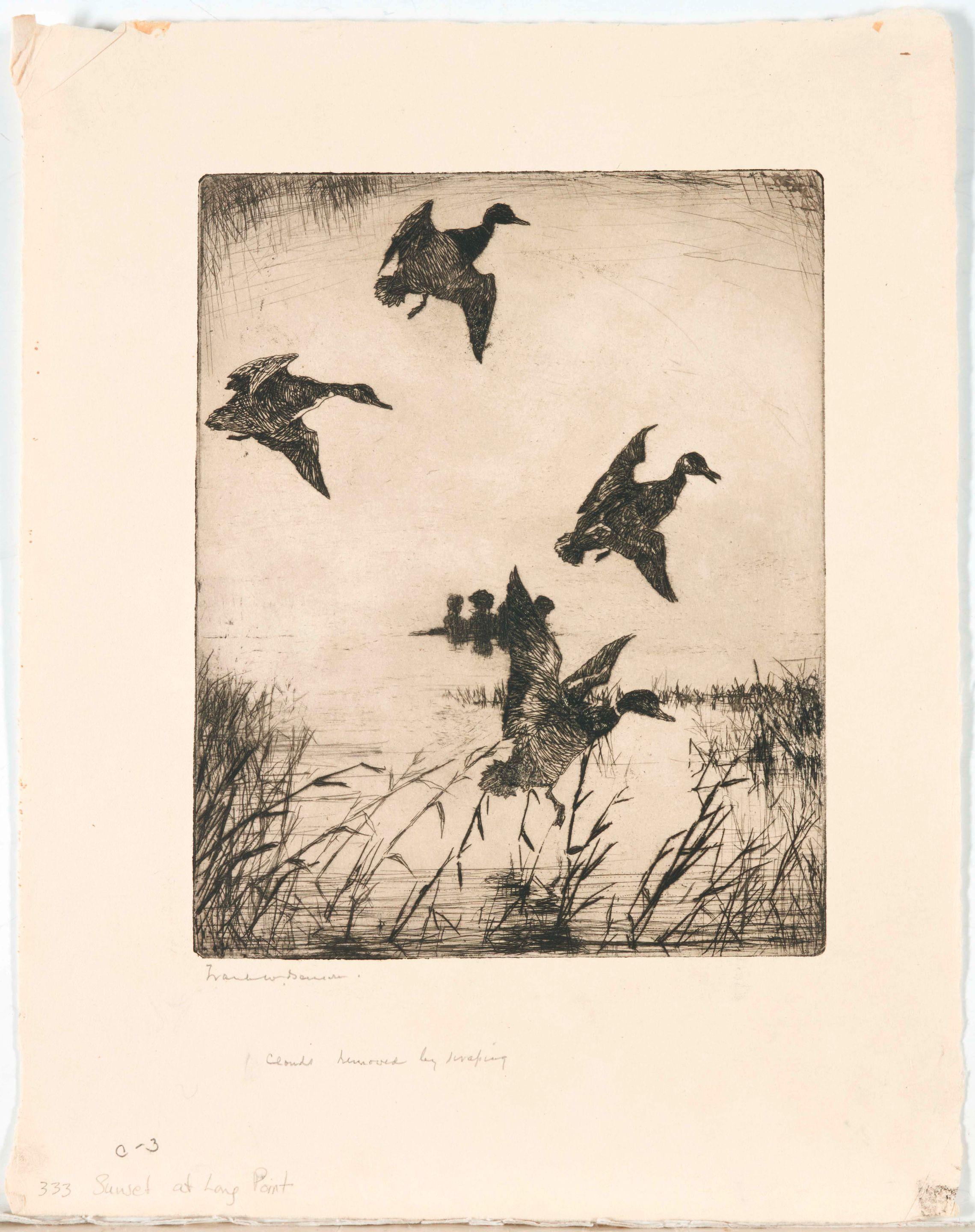 Frank Weston Benson - Three Waterfowl Prints