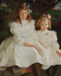 Frank Weston Benson - Two Little Girls