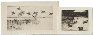 Frank Weston Benson - Two Waterfowl Prints, including: