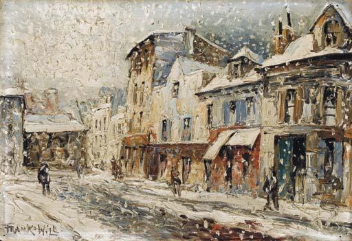 Frank-Will - Vue de Paris Sous La Neige