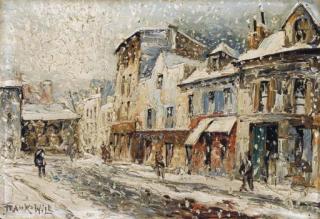 Frank-Will - Vue de Paris Sous La Neige