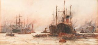 Frank William Scarbrough - The Pool of London