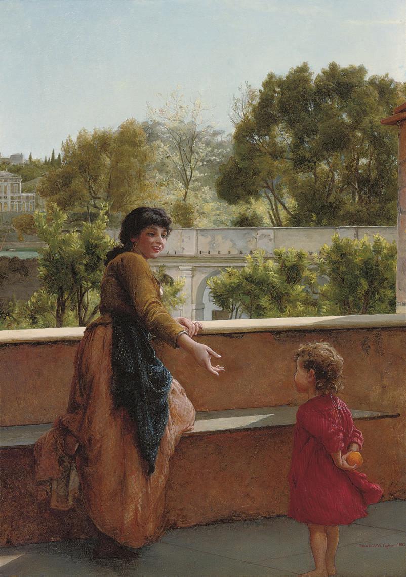 Frank William Warwick Topham, R.O.I., R.I. - Italian games