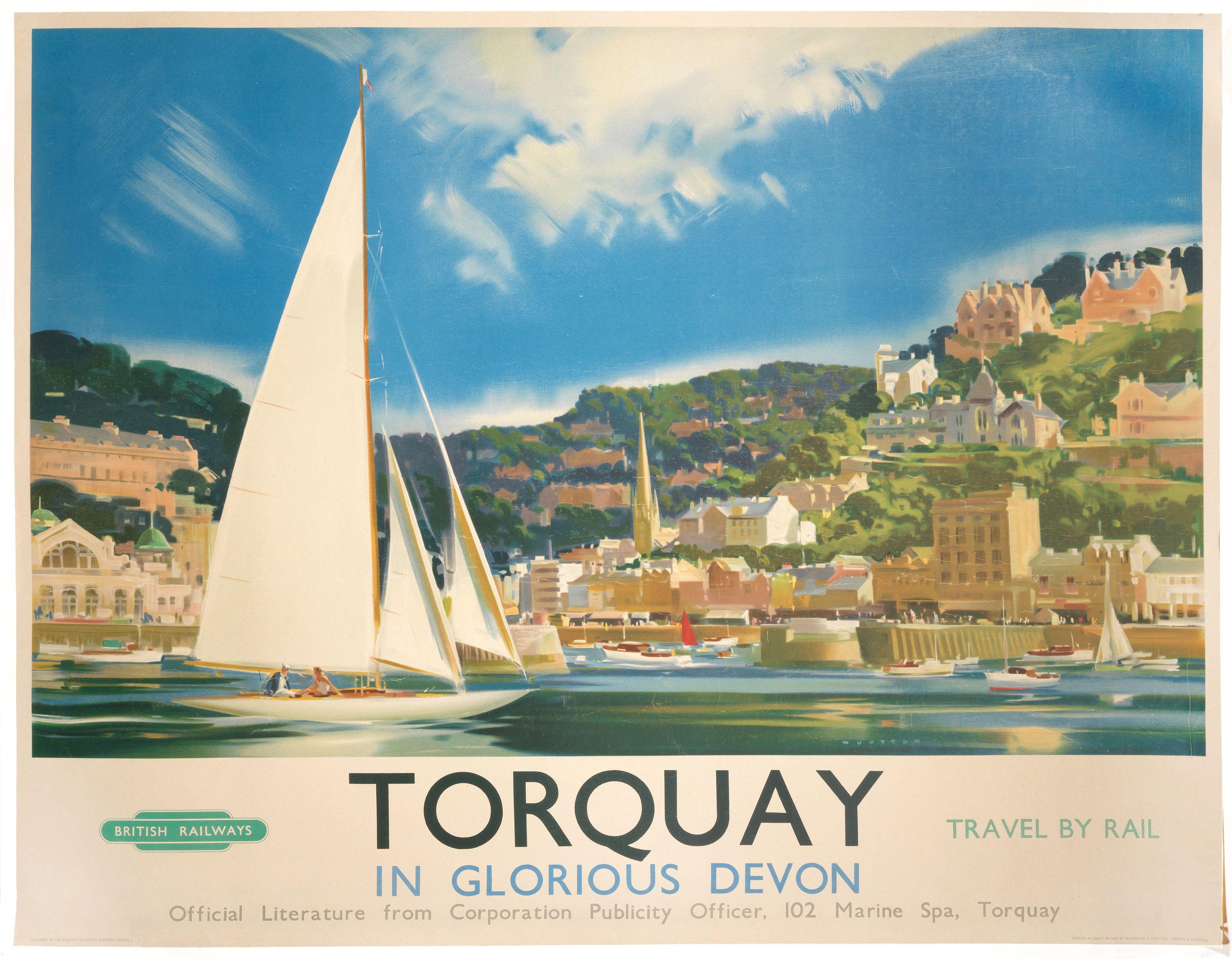 Frank Wootton - Torquay, In Glorious Devon. British Railways