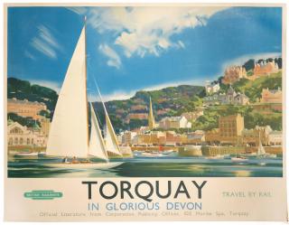 Frank Wootton - Torquay, In Glorious Devon. British Railways