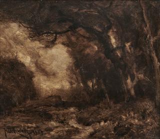 Franklin B. De Haven - Nocturne, alternately titled Landscape