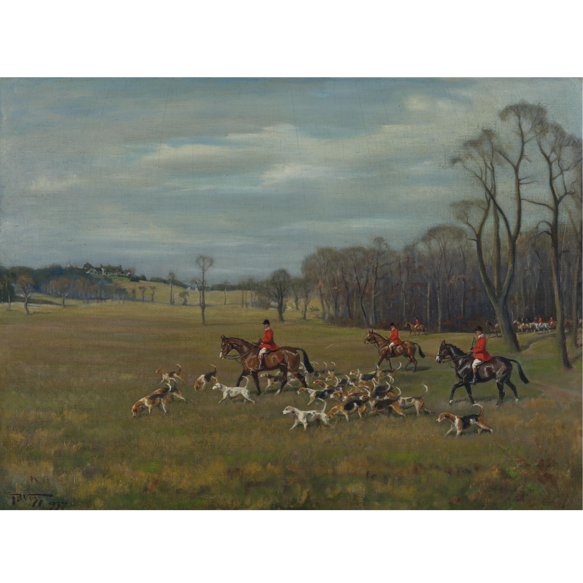 Franklin Brook Voss - American The Meadow Brook Hunt