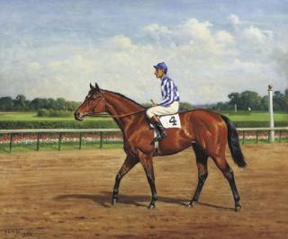 Franklin Brooke Voss - Hill Prince, Horse of the Year 1950, with Eddie Arcaro up