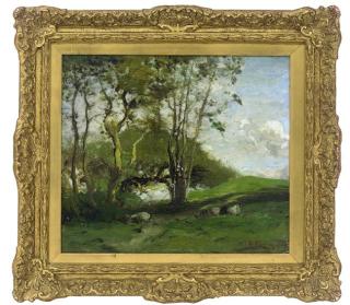 Franklin de Haven - A wooded landscape