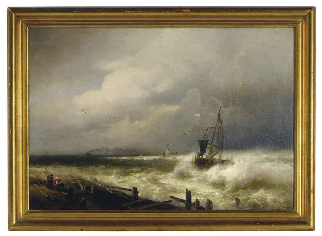 Franklin Dullin Briscoe - A fishing vessel at sea