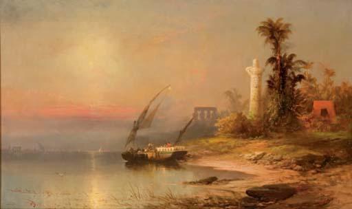 Franklin Dullin Briscoe - Sunset in the Orient