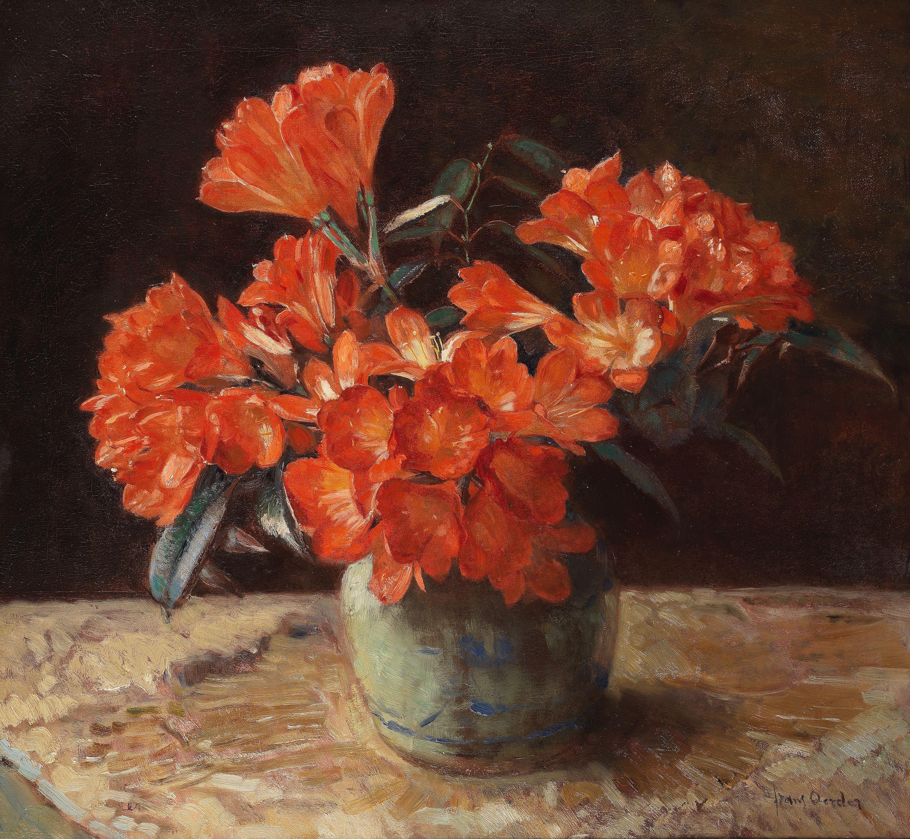 Frans David Oerder - Still life of Natal lilies