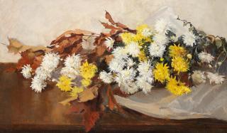 Frans David Oerder - Still life with flowers