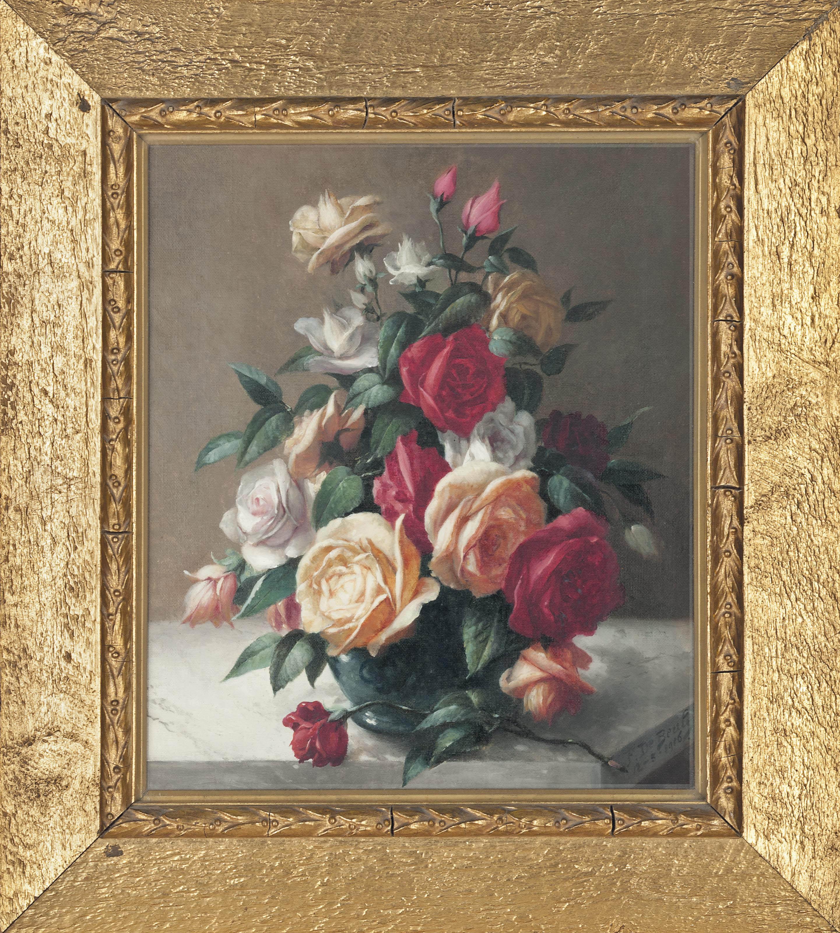Frans de Beul - Still Life With Roses