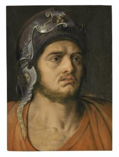 Frans Floris I - Head of a man in a helmet (Mars?)