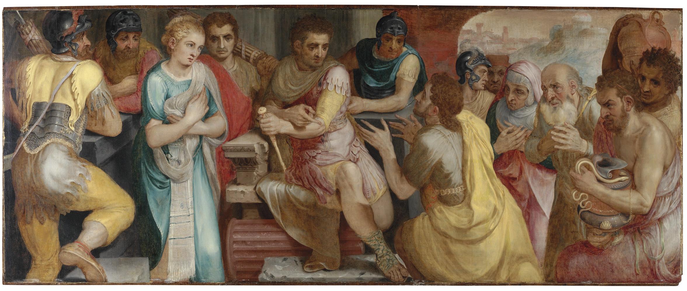 Frans Floris I - The Continence of Scipio