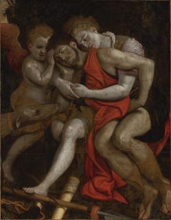 Frans Floris The Elder - Venus Mourning The Death Of Adonis
