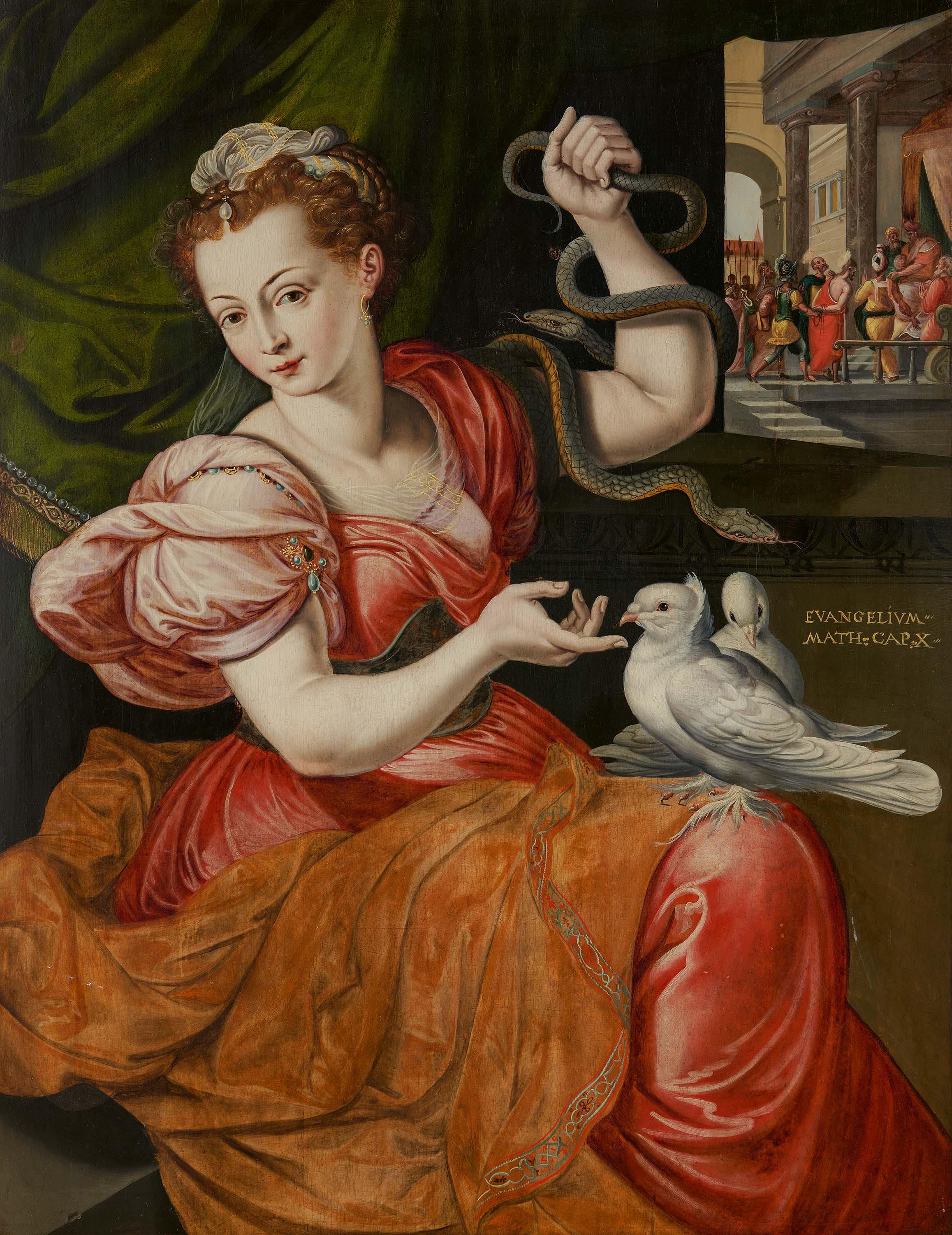 Frans Floris - Allegorie der Unschuld und der Besonnenheit.