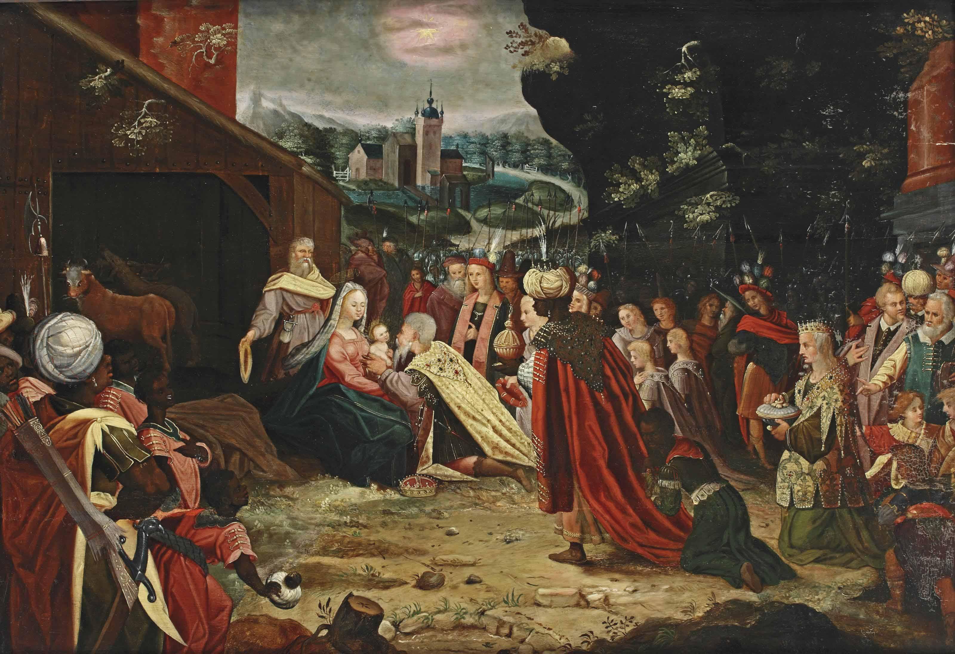 Frans Francken I - The Adoration of the Magi