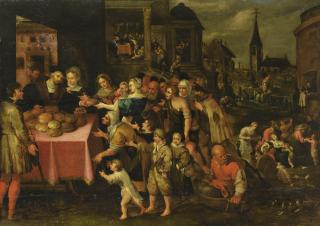 Frans Francken II le Jeune - The Works Of Mercy