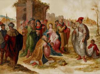 Frans Francken II. - Anbetung der Heiligen Drei Könige.