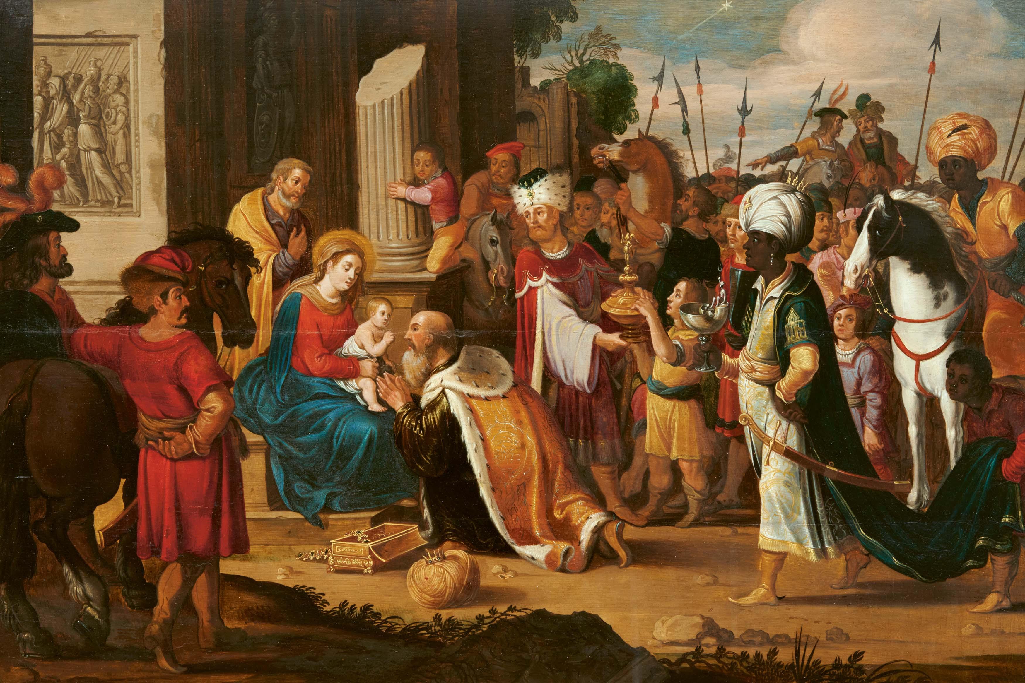 Frans Francken II. - Anbetung der Könige.
