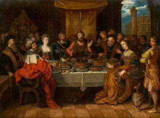 Frans Francken II. - Das Schwert des Damokles.