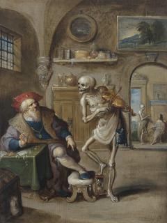 Frans Francken II - Death And The Miser