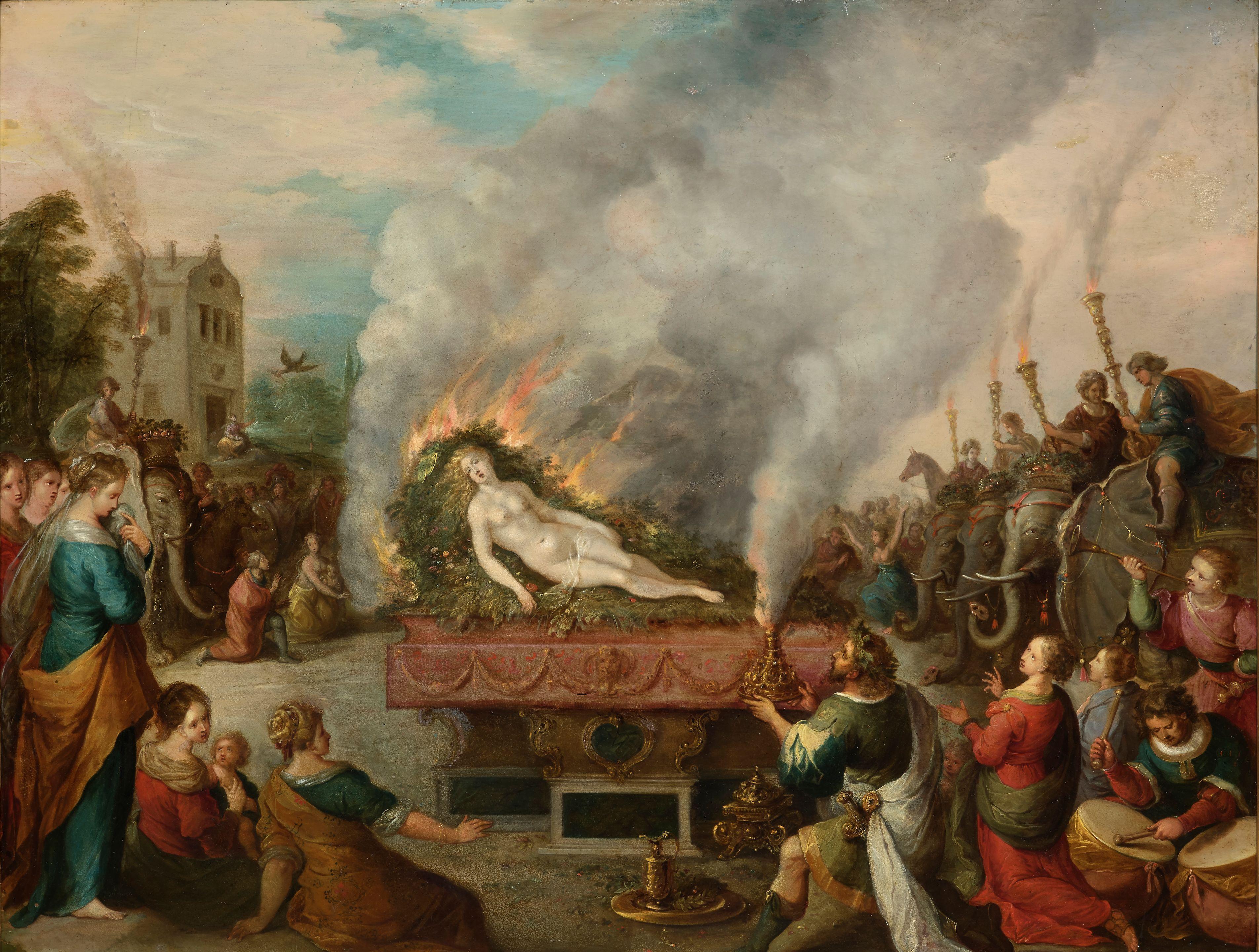 Frans Francken II - La mort de Didon